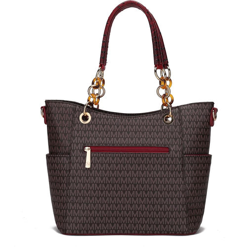 Load image into Gallery viewer, MKF CollectionMiriam Signature Tote Handbag Women by Mia K
