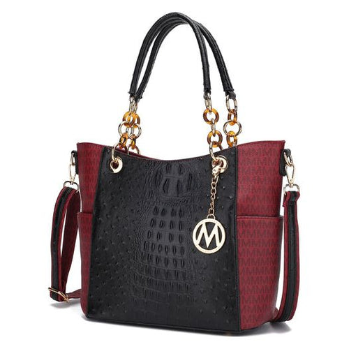 Load image into Gallery viewer, MKF CollectionMiriam Signature Tote Handbag Women by Mia K
