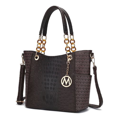 Load image into Gallery viewer, MKF CollectionMiriam Signature Tote Handbag Women by Mia K
