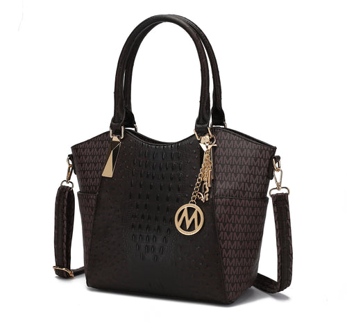 Load image into Gallery viewer, Kristal M Signature Tote Bag in Vegan Leather
