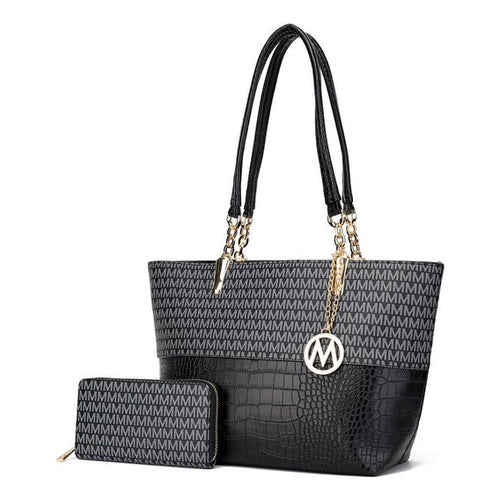 Load image into Gallery viewer, MKF CollectionSasha Tote Handbag Vegan Leather Women by Mia K
