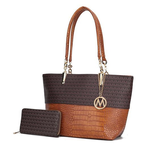 Load image into Gallery viewer, MKF CollectionSasha Tote Handbag Vegan Leather Women by Mia K
