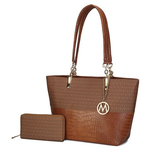 Load image into Gallery viewer, MKF CollectionSasha Tote Handbag Vegan Leather Women by Mia K
