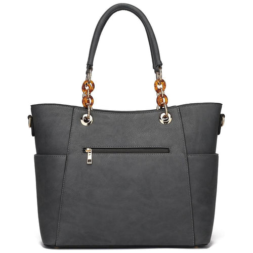 Load image into Gallery viewer, MKF Collection Bonita Tote Handbag &amp; Wallet Set Vegan Leather by Mia K
