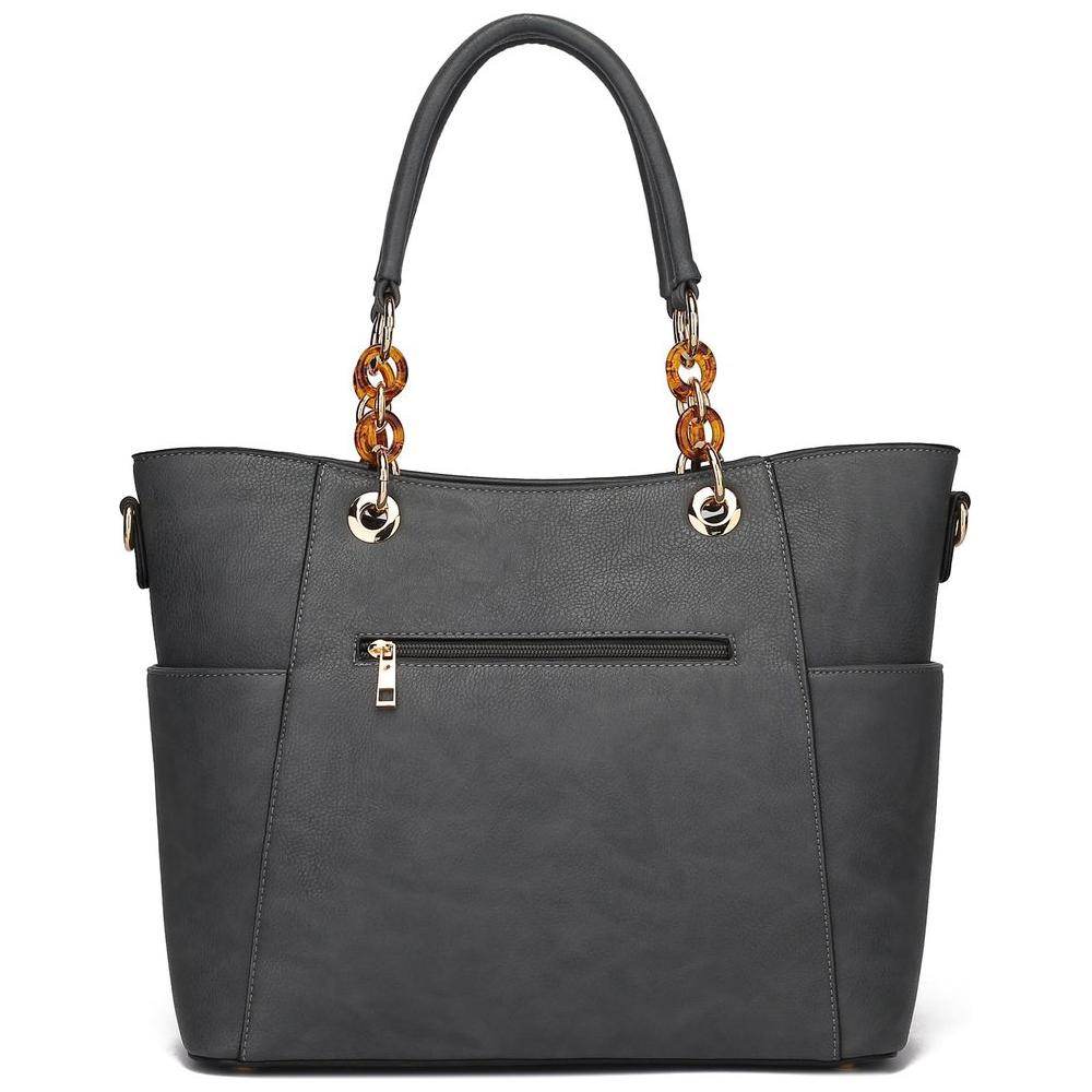 MKF Collection Bonita Tote Handbag & Wallet Set Vegan Leather by Mia K