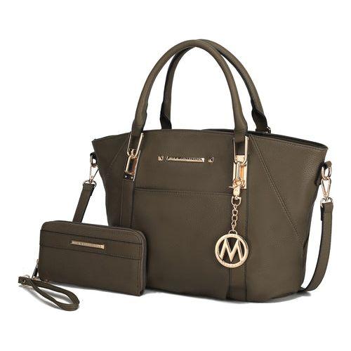 Load image into Gallery viewer, MKF Collection Darielle Satchel Bag with Wallet - A Touch of Luxury
