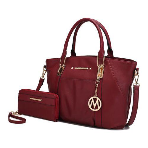 Load image into Gallery viewer, MKF Collection Darielle Satchel Bag with Wallet - A Touch of Luxury
