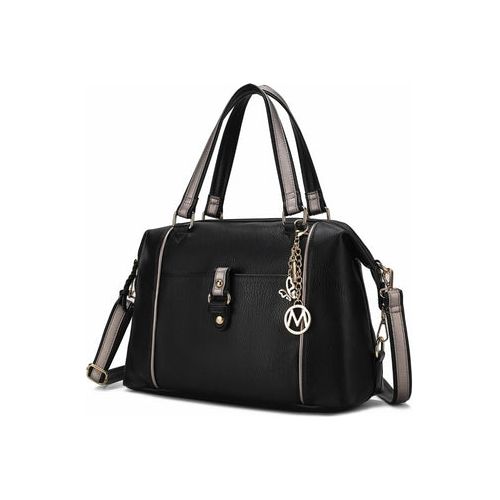 Load image into Gallery viewer, MKF Collection Opal Lightweight Satchel Bag Vegan Leather by Mia K
