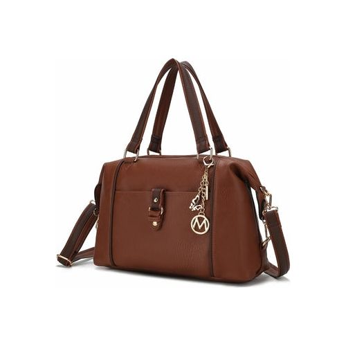 Load image into Gallery viewer, MKF Collection Opal Lightweight Satchel Bag Vegan Leather by Mia K
