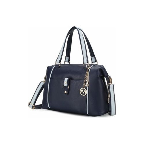 Load image into Gallery viewer, MKF Collection Opal Lightweight Satchel Bag Vegan Leather by Mia K
