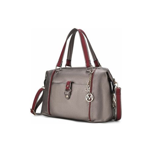 Load image into Gallery viewer, MKF Collection Opal Lightweight Satchel Bag Vegan Leather by Mia K
