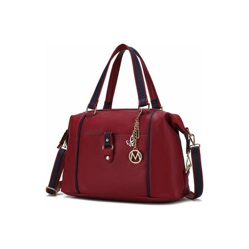 Load image into Gallery viewer, MKF Collection Opal Lightweight Satchel Bag Vegan Leather by Mia K
