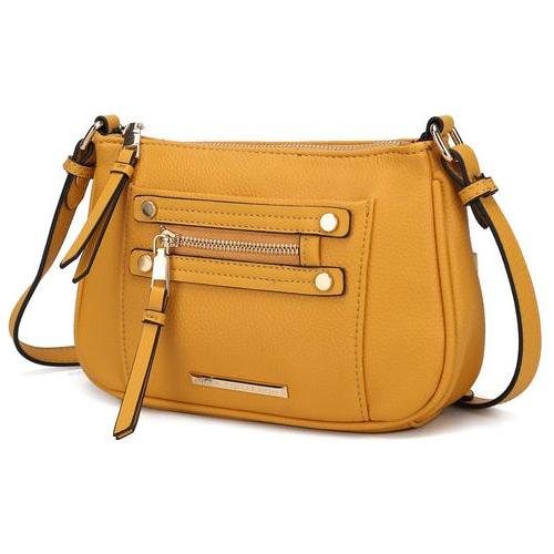 Load image into Gallery viewer, Essie Crossbody Handbag in Vegan Leather - The Sculpted Elegance of Everyday Luxury
