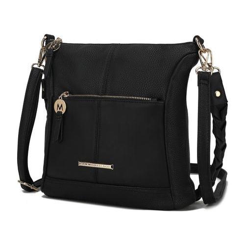 Load image into Gallery viewer, MKF Collection Nala Vegan Shoulder Bag - Elegant Color Block Design
