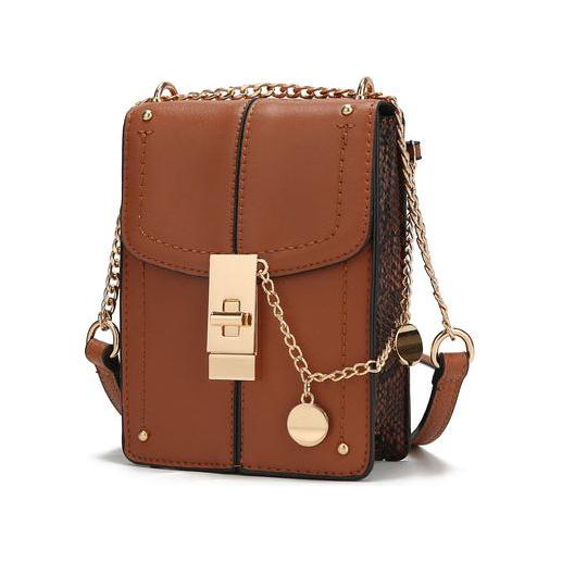 Iona Crossbody Handbag in Luxurious Vegan Leather