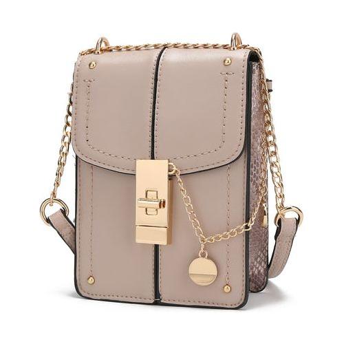 Iona Crossbody Handbag in Luxurious Vegan Leather