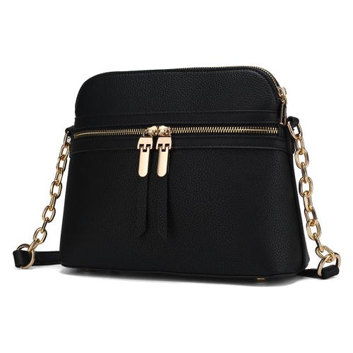 Load image into Gallery viewer, Kelisse Solid Crossbody Handbag: Timeless Elegance in Vegan Leather
