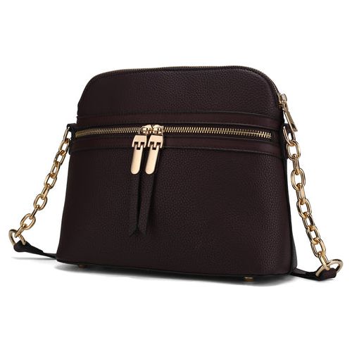 Kelisse Solid Crossbody Handbag: Timeless Elegance in Vegan Leather