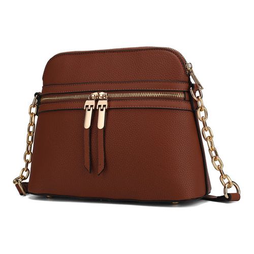 Kelisse Solid Crossbody Handbag: Timeless Elegance in Vegan Leather