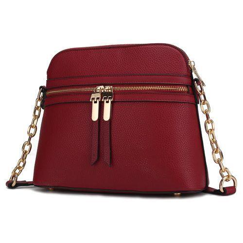 Kelisse Solid Crossbody Handbag Vegan Leather Women