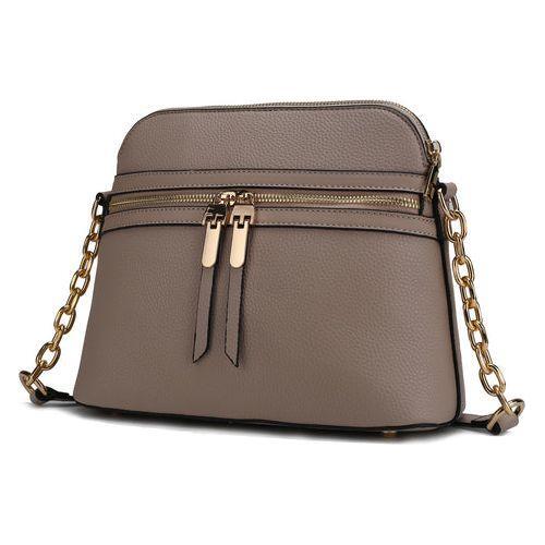 Kelisse Solid Crossbody Handbag Vegan Leather Women