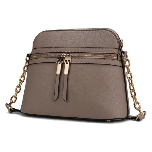 Kelisse Solid Crossbody Handbag: Timeless Elegance in Vegan Leather