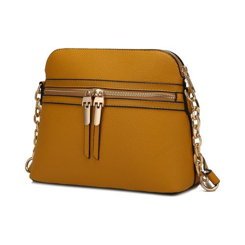 Kelisse Solid Crossbody Handbag: Timeless Elegance in Vegan Leather