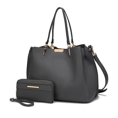 Kane Vegan Leather Women Satchel Bag with Wallet