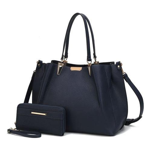 Kane Vegan Leather Women Satchel Bag with Wallet