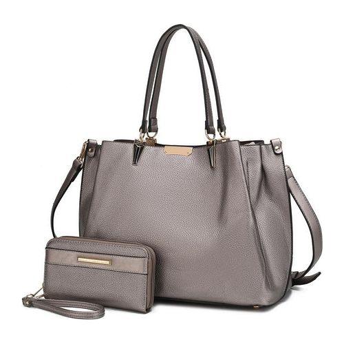 Load image into Gallery viewer, Kane Vegan Leather Women Satchel Bag with Wallet
