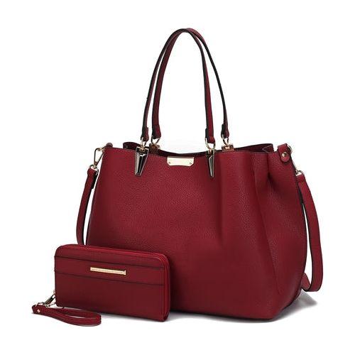 Load image into Gallery viewer, Kane Vegan Leather Women Satchel Bag with Wallet
