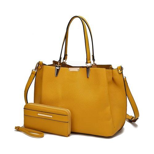 Load image into Gallery viewer, Kane Vegan Leather Women Satchel Bag with Wallet
