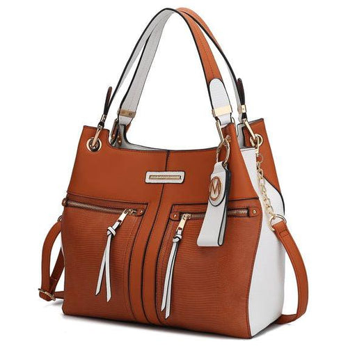 Load image into Gallery viewer, Sofia Tote with Keyring - A Luxury Experience in Vegan Leather
