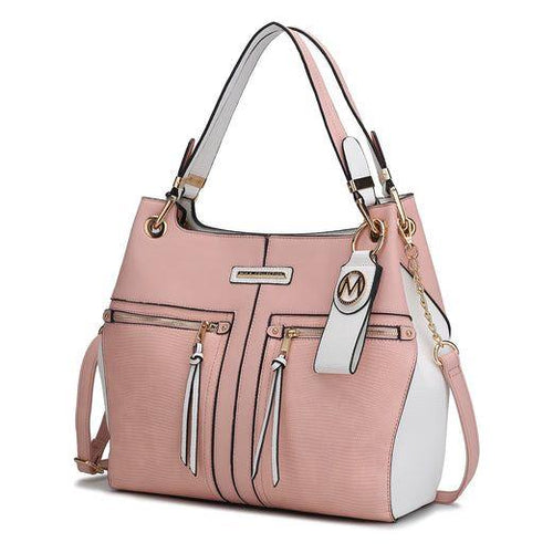 Load image into Gallery viewer, Sofia Tote with Keyring - A Luxury Experience in Vegan Leather
