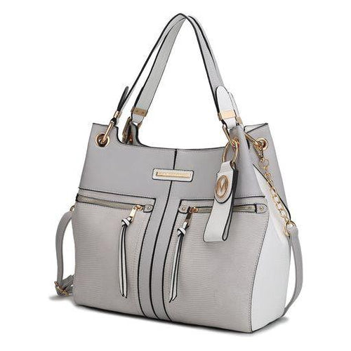 Load image into Gallery viewer, Sofia Tote with Keyring - A Luxury Experience in Vegan Leather
