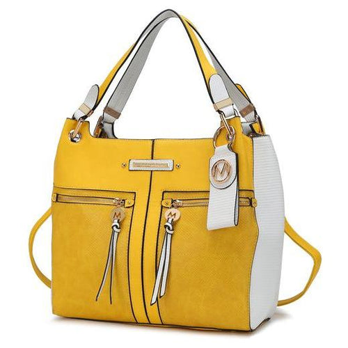 Load image into Gallery viewer, Sofia Tote with Keyring - A Luxury Experience in Vegan Leather
