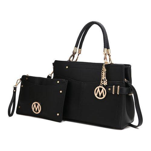 Load image into Gallery viewer, MKF Collection Tenna Vegan Leather Women Satchel Bag by Mia K
