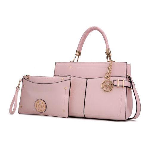 Load image into Gallery viewer, MKF Collection Tenna Vegan Leather Women Satchel Bag by Mia K
