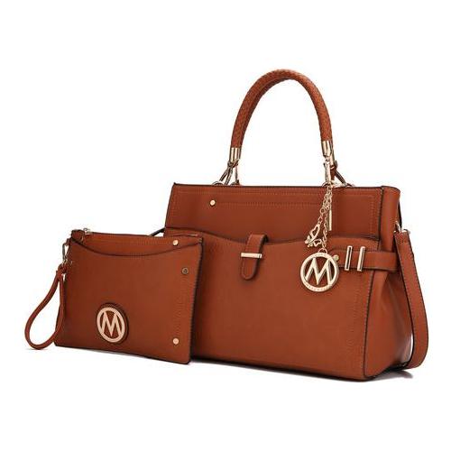 Load image into Gallery viewer, MKF Collection Tenna Vegan Leather Women Satchel Bag
