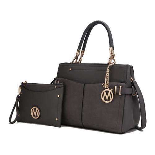 Load image into Gallery viewer, MKF Collection Tenna Vegan Leather Women Satchel Bag by Mia K
