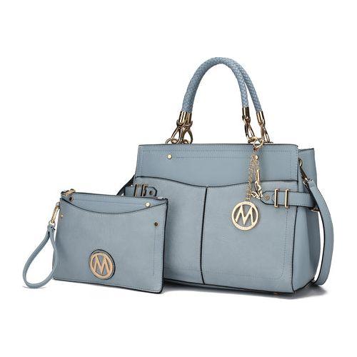 Load image into Gallery viewer, MKF Collection Tenna Vegan Leather Women Satchel Bag by Mia K
