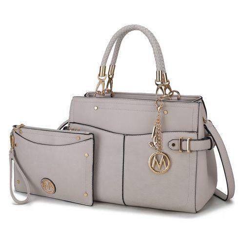 Load image into Gallery viewer, MKF Collection Tenna Vegan Leather Women Satchel Bag
