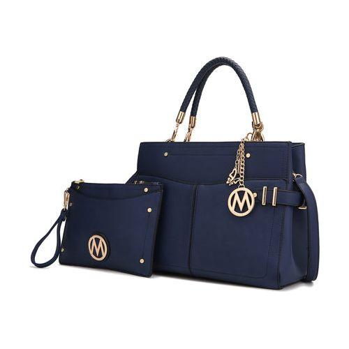 Load image into Gallery viewer, MKF Collection Tenna Vegan Leather Women Satchel Bag by Mia K
