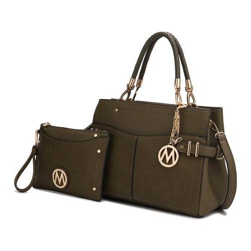 Load image into Gallery viewer, MKF Collection Tenna Vegan Leather Women Satchel Bag
