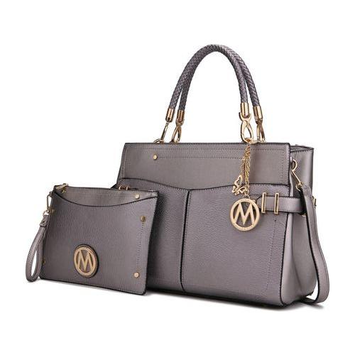 Load image into Gallery viewer, MKF Collection Tenna Vegan Leather Women Satchel Bag
