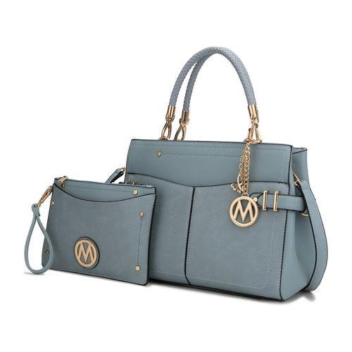 Load image into Gallery viewer, MKF Collection Tenna Vegan Leather Women Satchel Bag by Mia K
