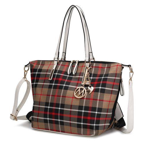 Load image into Gallery viewer, Layla Tote + Backpack: A Luxurious Blend of Style and Versatility
