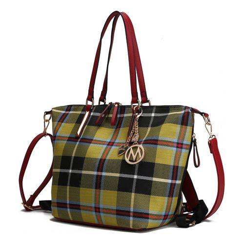 Load image into Gallery viewer, Layla Tote + Backpack: A Luxurious Blend of Style and Versatility
