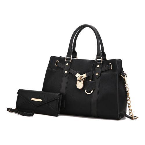 Christine Vegan Leather Women Satchel Bag with Wallet