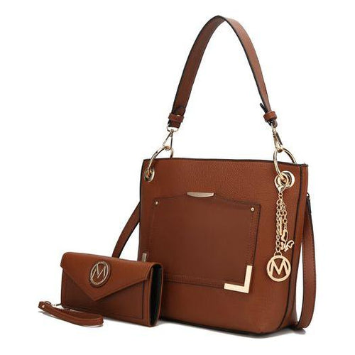 Load image into Gallery viewer, MKF Collection Grace Vegan Leather Women Tote Bag with Wallet By Mia k
